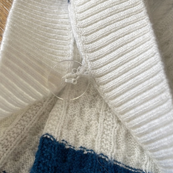 Draper James Windowpane Cable Cape NWT - Picture 9 of 13